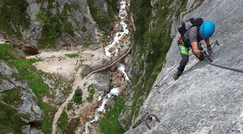 Via Ferrata près de Vaujany