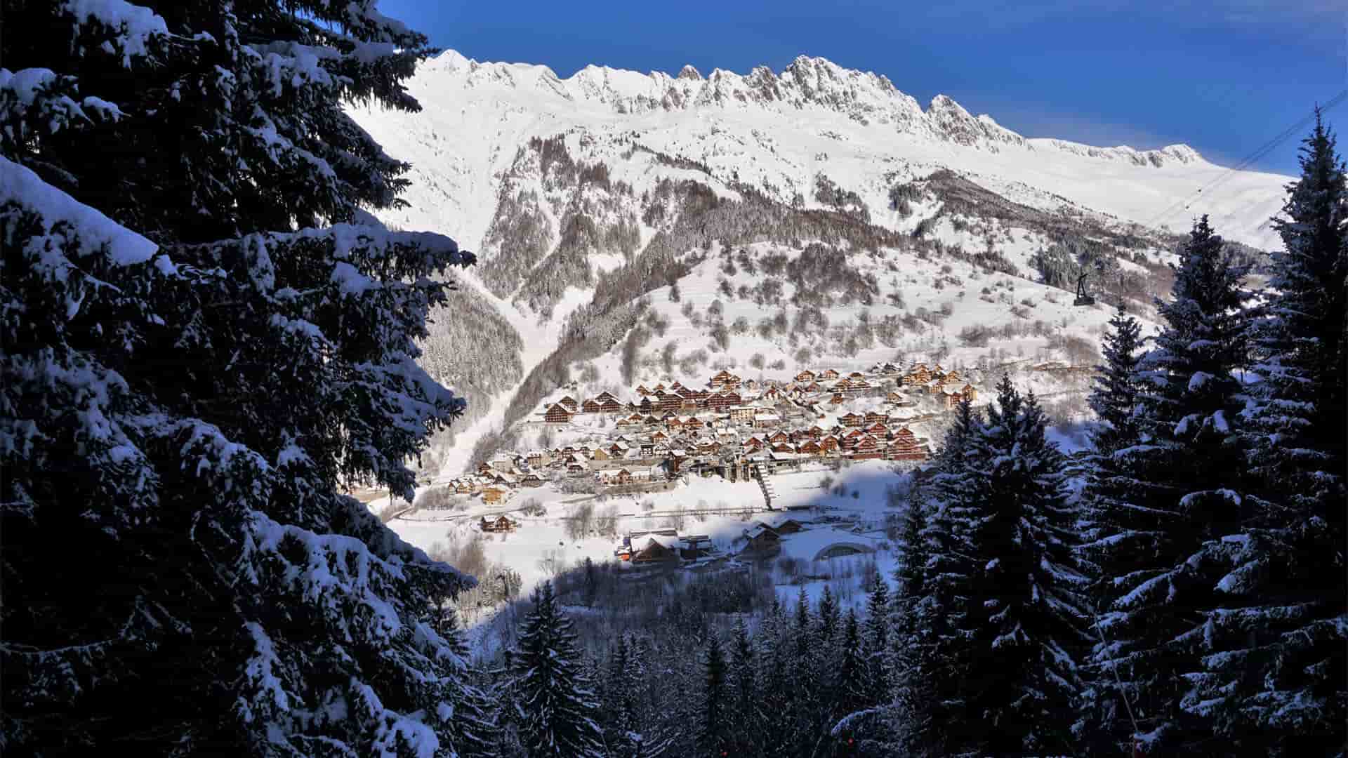 Vaujany en hiver