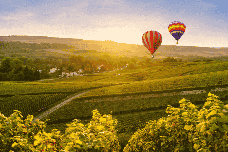 Montgolfière Champagne
