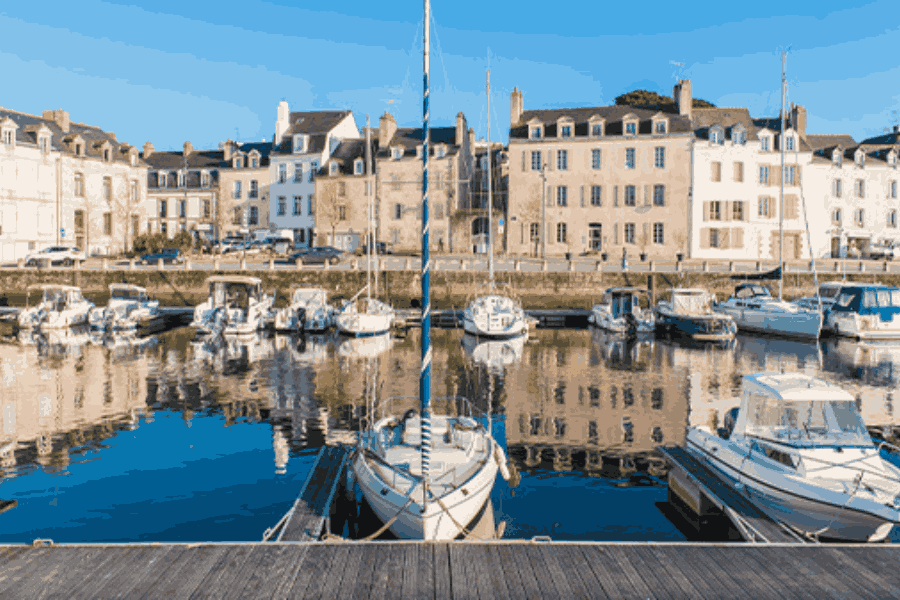 Port de Vannes en Bretagne