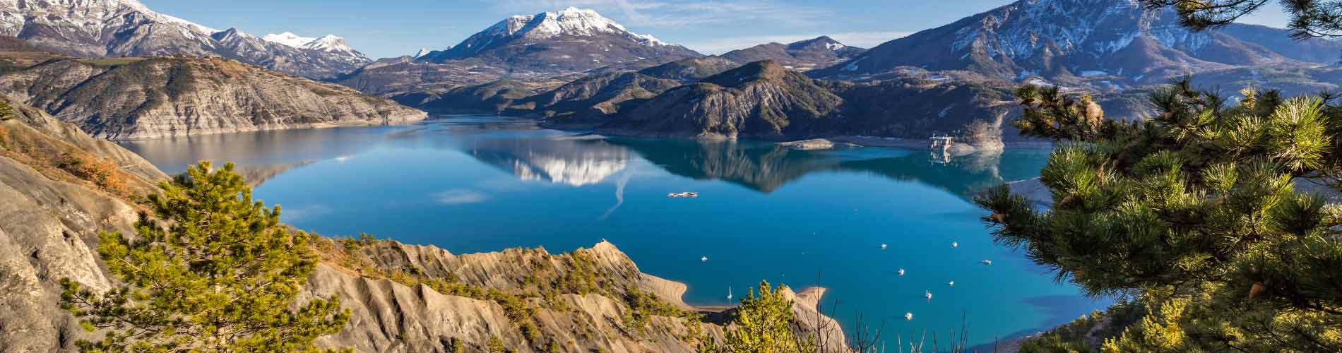 Banniere Lac de Serre-Ponçon Alpes du Sud