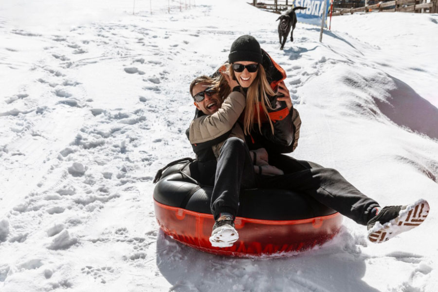 Luge couple