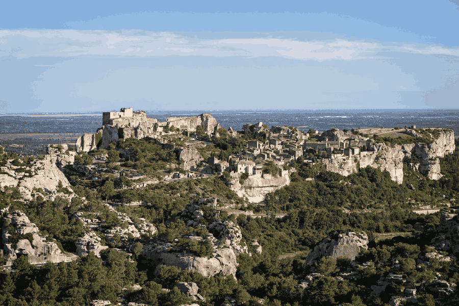 Les Baux de Provence et son marché