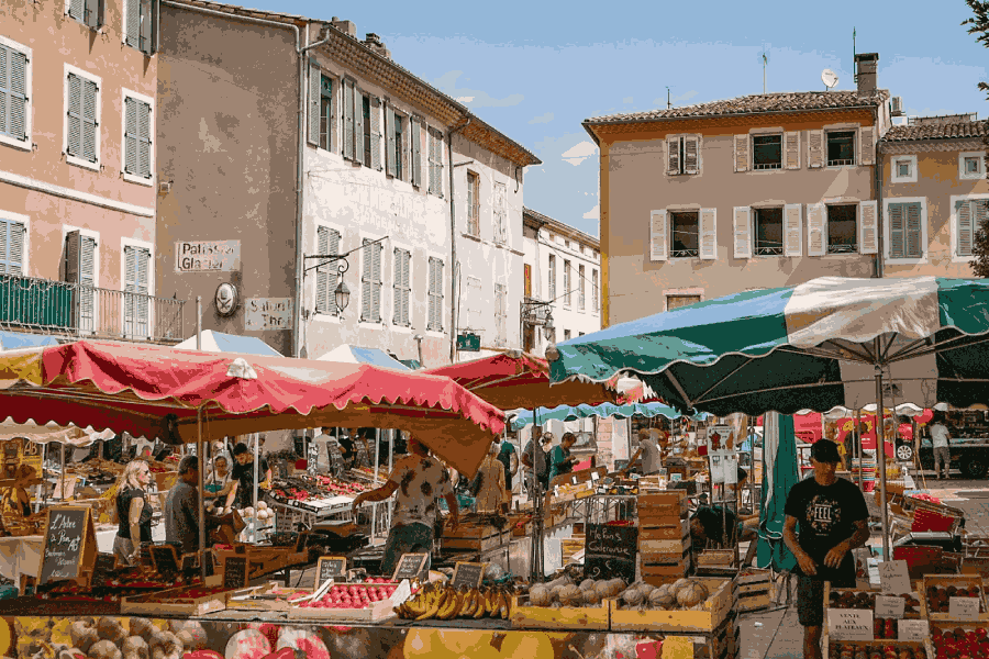 Le marché de Montélimar en Provence
