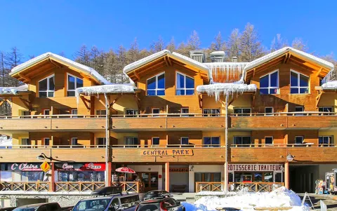 Résidence Central Park à la Foux d'Allors - extérieur hiver