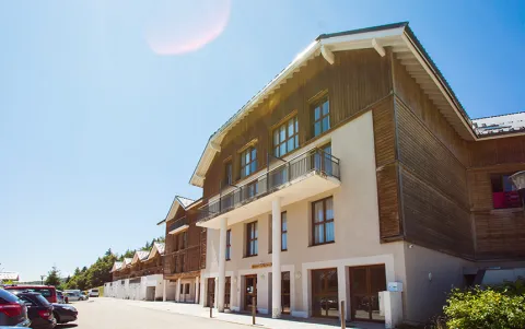 Résidence Les Balcons d'Aix à La Féclaz - extérieur été