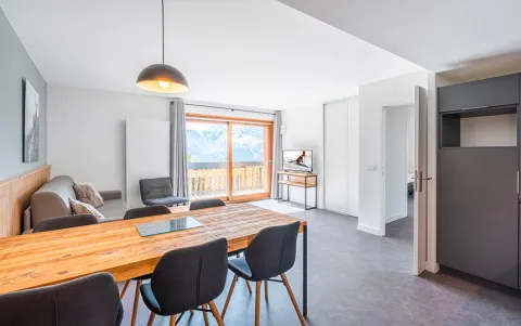 Résidence Les Écrins d'Auris à Auris en Oisans - 2 pièces cabine 6 personnes