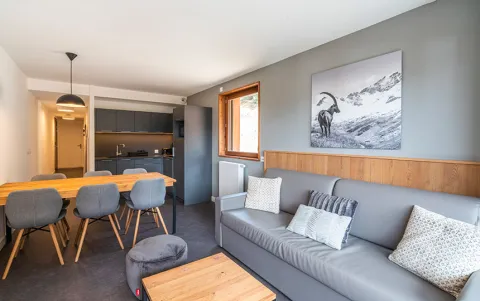 Résidence Les Écrins d'Auris à Auris en Oisans - 2 pièces cabine 6 personnes