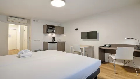 Apparthotel Paris Quai de Marne Vacancéole Vue intérieure Studio