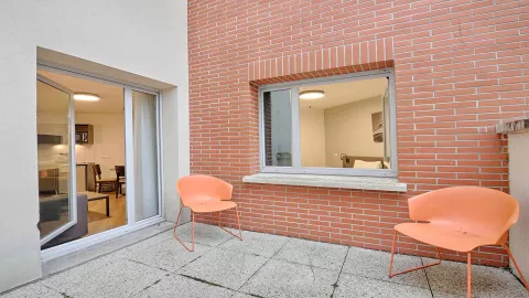 Apparthotel Paris Quai de Marne Vacancéole 2P4 terrasse