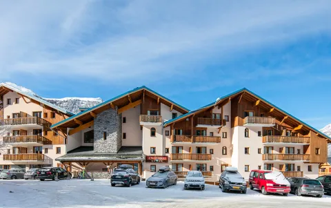 Résidence La Turra Valfréjus en hiver 