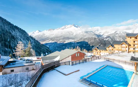 Résidence La Turra Valfréjus en hiver 