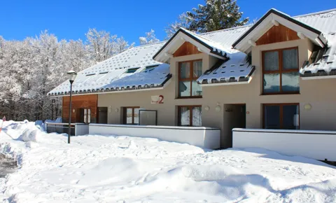 Résidence Les Balcons d'Aix à La Féclaz - extérieur hiver