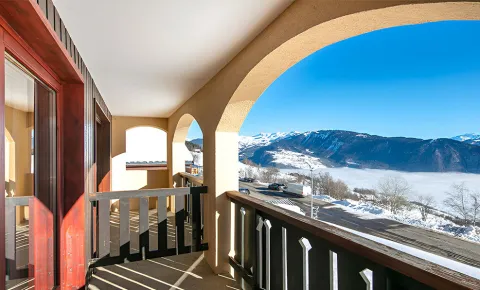 Résidence le beauregard à Doucy-Valmorel - Chambre 