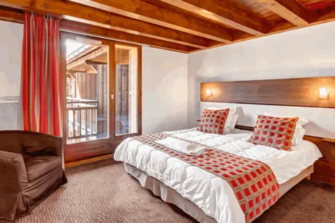Résidence de vacances Grand Massif à Morillon - Chambre