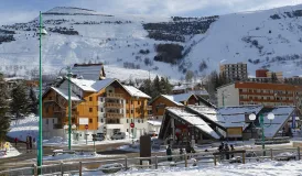 Résidence Au coeur des Ours aux 2 Alpes - Extérieur hiver