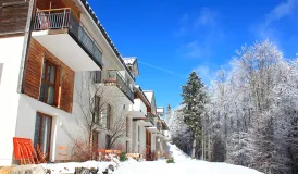 Résidence Les Balcons d'Aix à La Féclaz - extérieur hiver