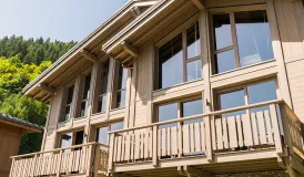 Chalets Les Portes de Megève à Praz sur Arly - extérieur été