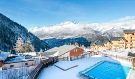 Résidence La Turra Valfréjus en hiver 