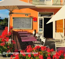 Terrasse de l'Auberge Buissonière à Gresse-en-Vercors