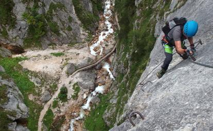 Via Ferrata près de Vaujany